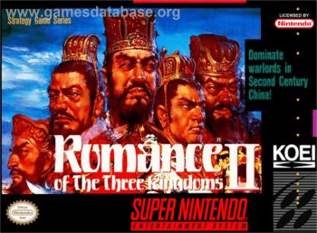 Cover Romance of the Three Kingdoms II for Super Nintendo